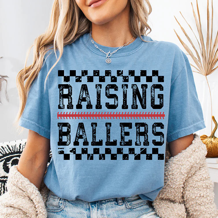 Raising Ballers Sports DTF Transfer - Ready to Press