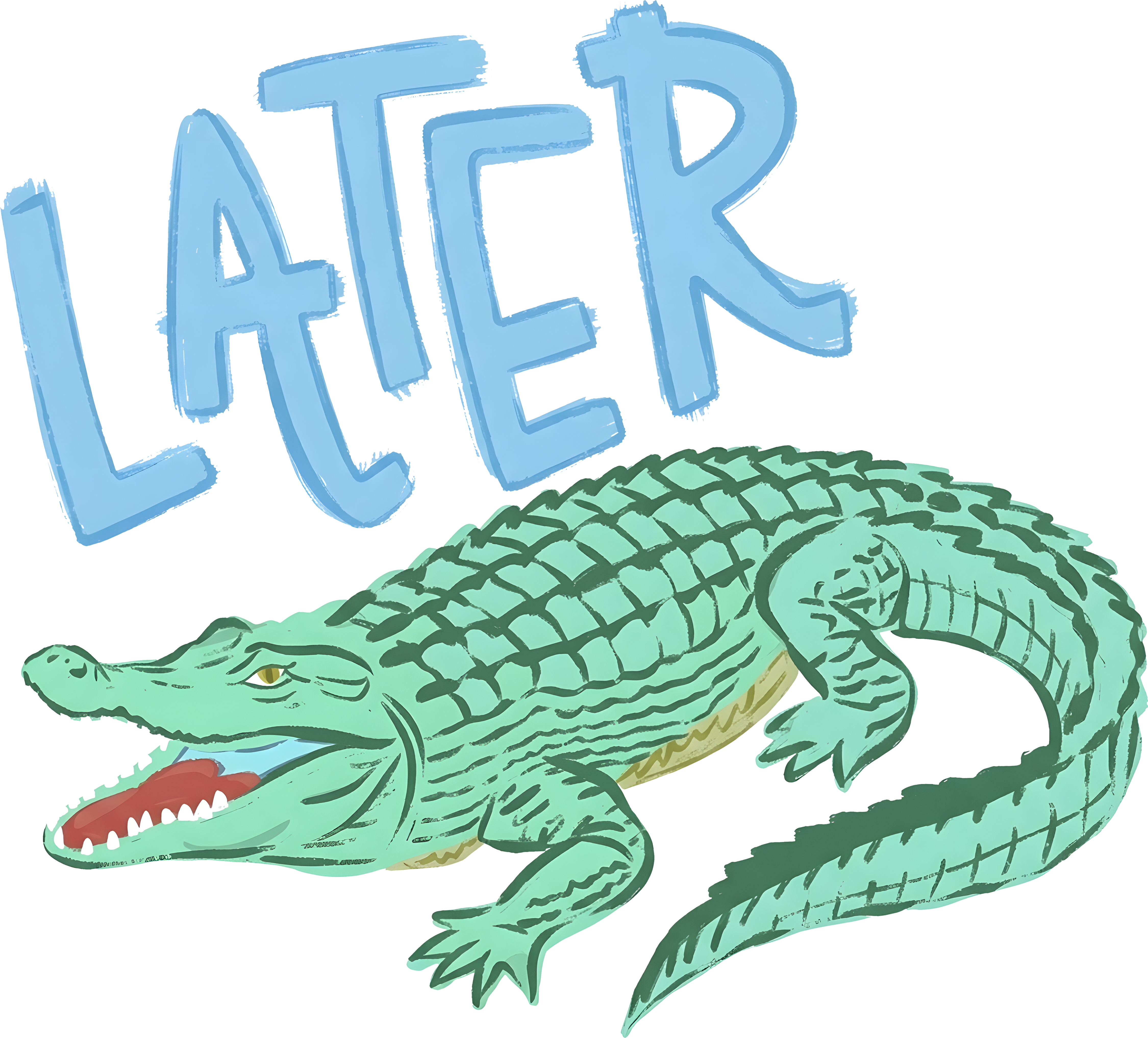 Boy Alligator Duo | "See You Later" & "After A While" DTF transfers