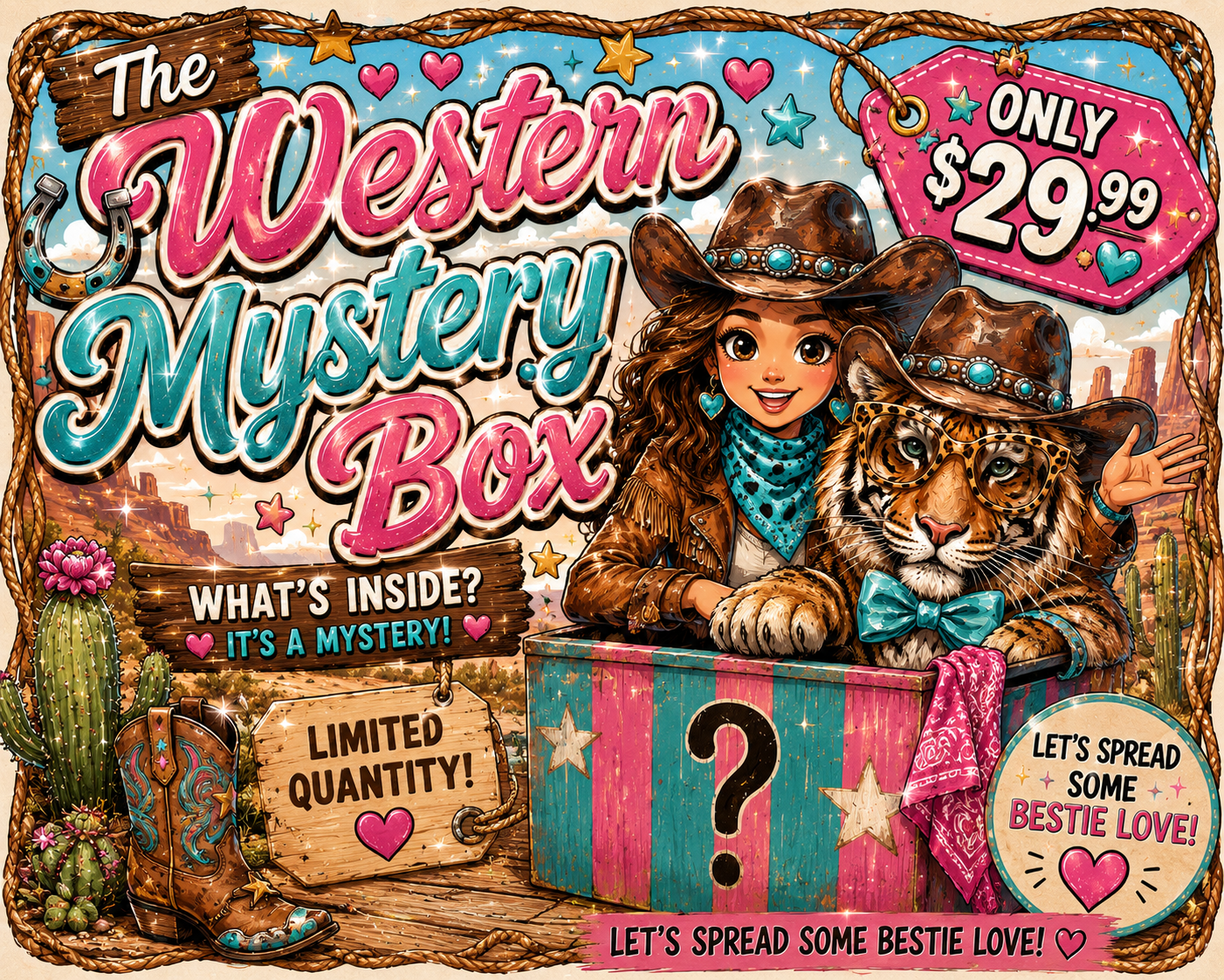 Western Mystery Box - Limited Edition Surprise Box