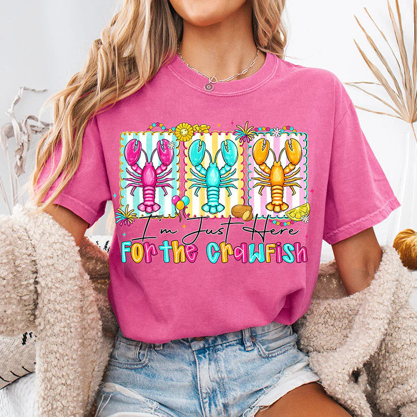I'm Just Here For The Crawfish DTF Transfer