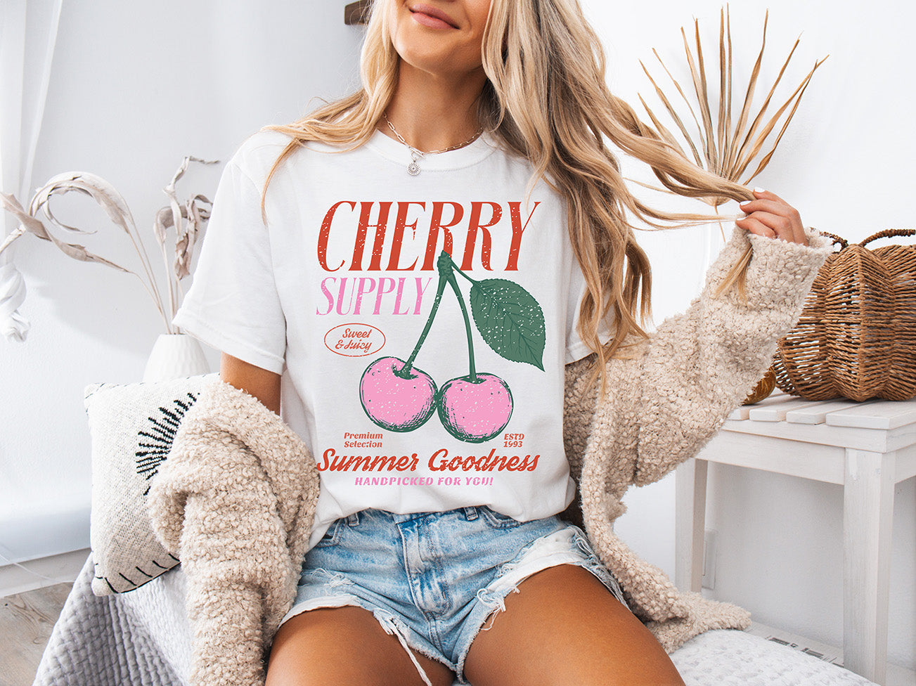 Vintage Farmer’s Market Fruit Collection | Retro Botanical Graphic | Mediterranean Summer Fruit Aesthetic