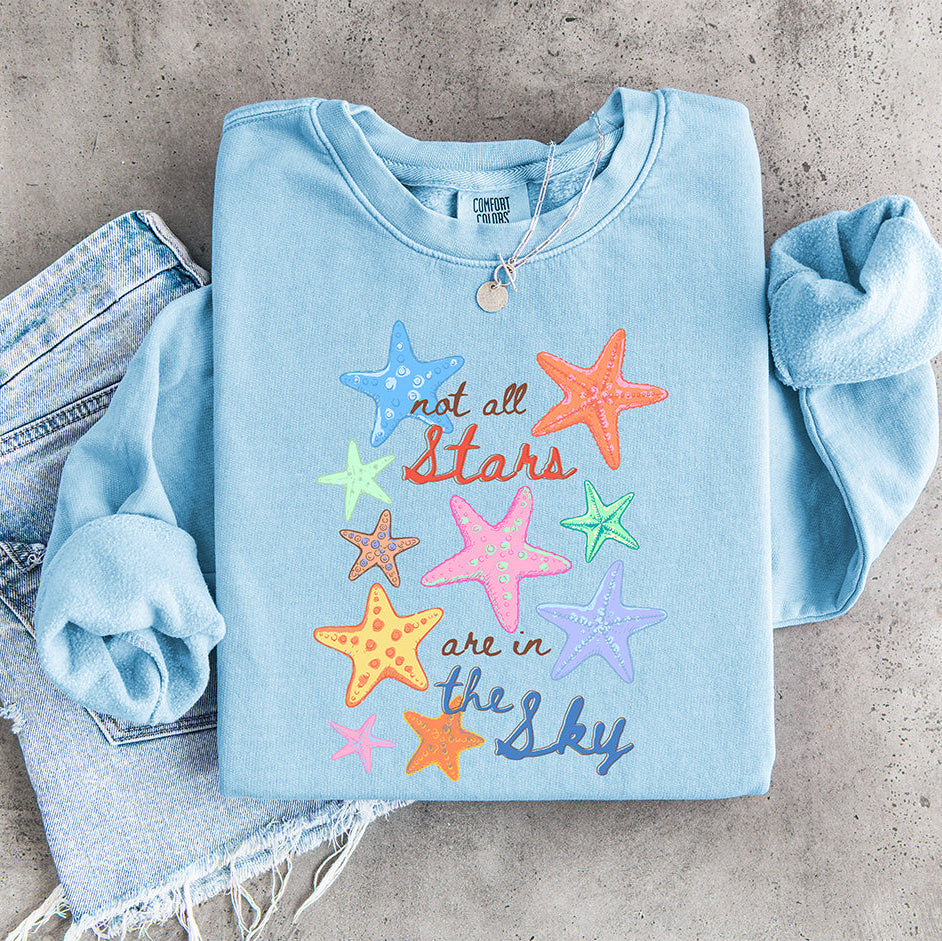 Not All Stars Are In The Sky | Retro Starfish Coastal Tee | Vintage Beach Life Graphic